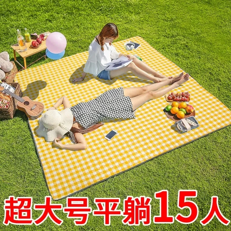 Picnic Mat Brushed Moisture-Proof Mat Picnic Blanket Outdoor Camping Portable Spring Outing Outdoor Bedding