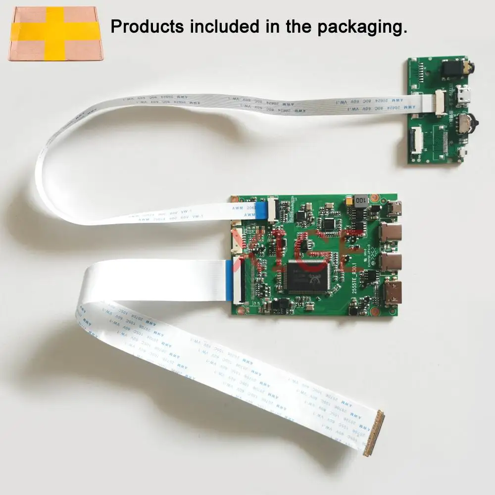 

DIY Kit плата драйвера ЖК-контроллера для NV173FHM-NX1/NX4/NY1 17,3 "2TYPE-C Mini-HDMI 1920x1080 ноутбука матрица EDP 40-контактный