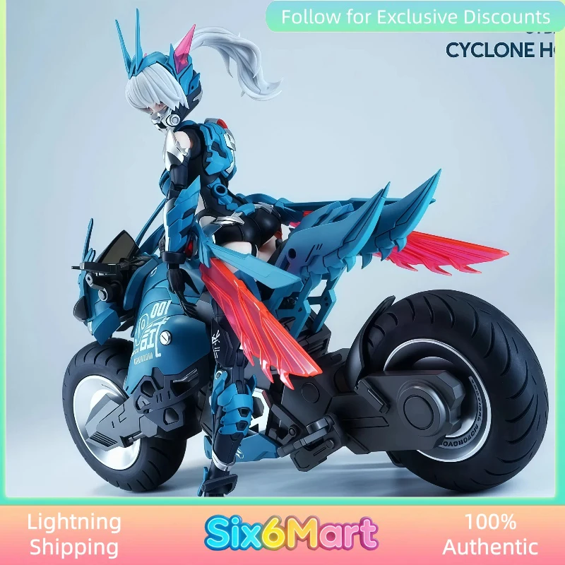 

For Fans Collector Nuke Matrix Cyber Forest Cyclone Hopper Yip Fung Sim Dual Body Mecha Girl Model Kit With Cyber Motorcycle