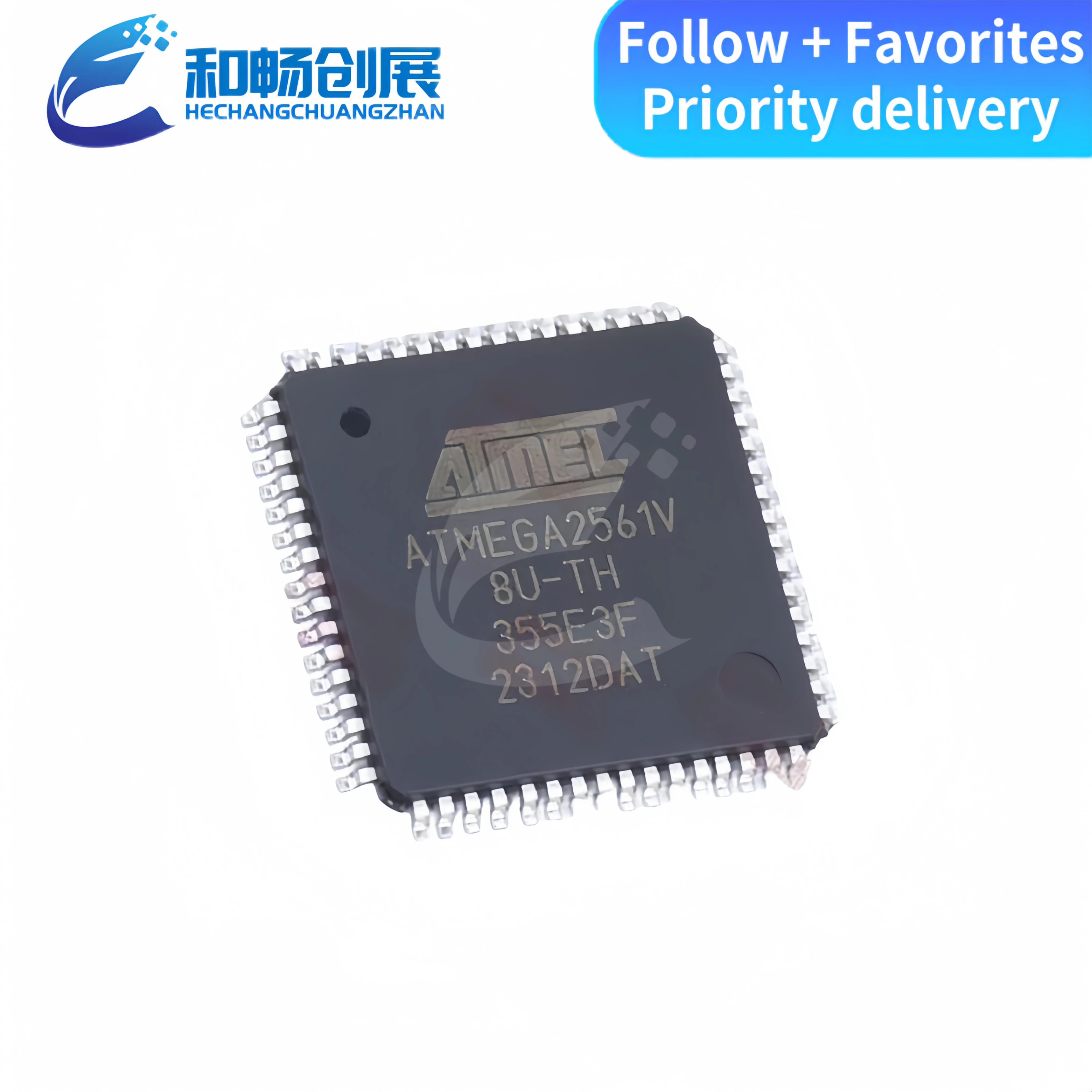 

ATMEGA2561V ATMEGA2561V-8AU QFP64 microcontroller integrated IC original spot