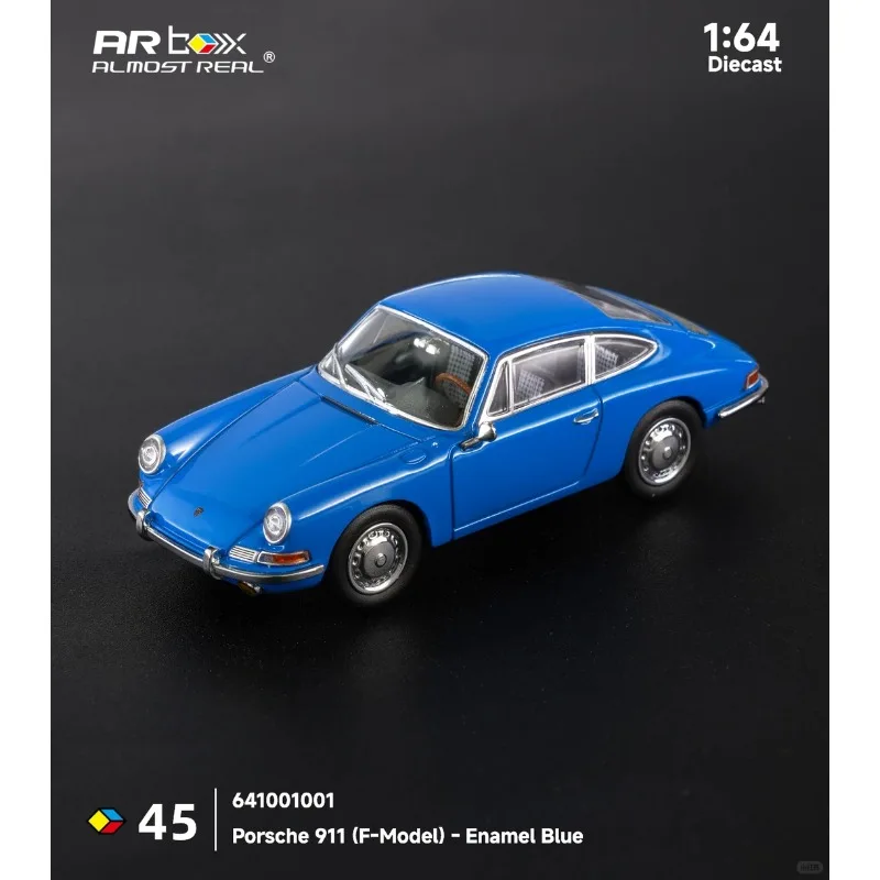 

AR box 1:64 Porsche 911 (F-Model) - Enamel Blue Alloy Diecast Car Model Collection