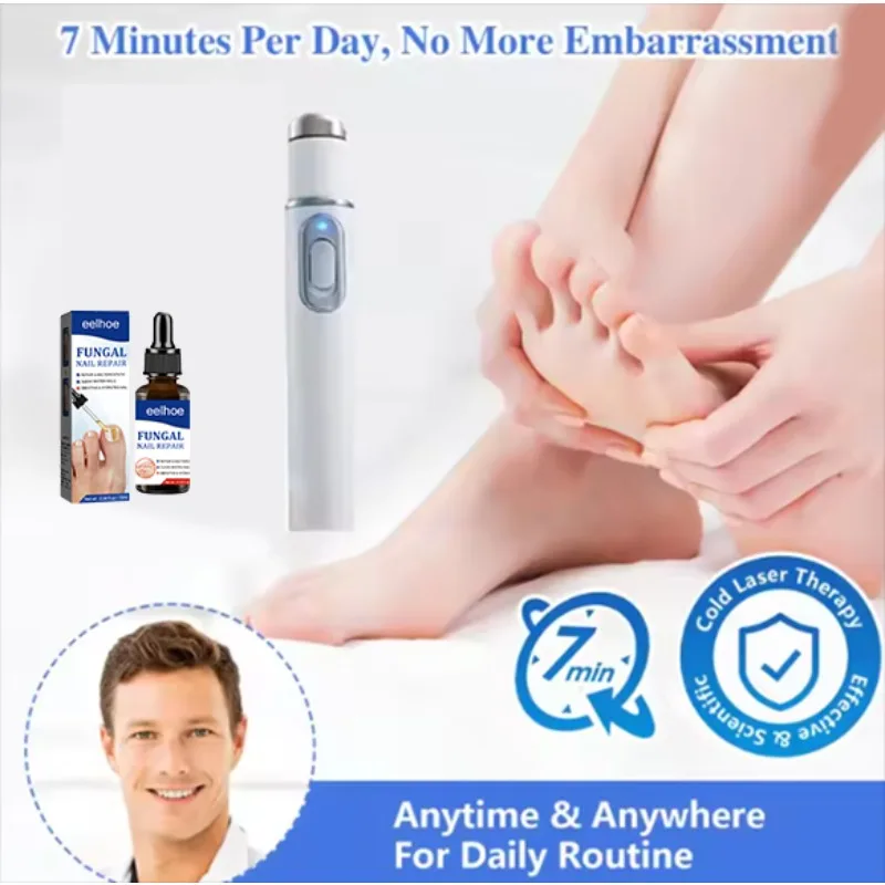 

Nail Fungus Laser Device 7 Minutes Painless Nail Treatments Device Toenails Onychomycosis Cure Machine 905nm