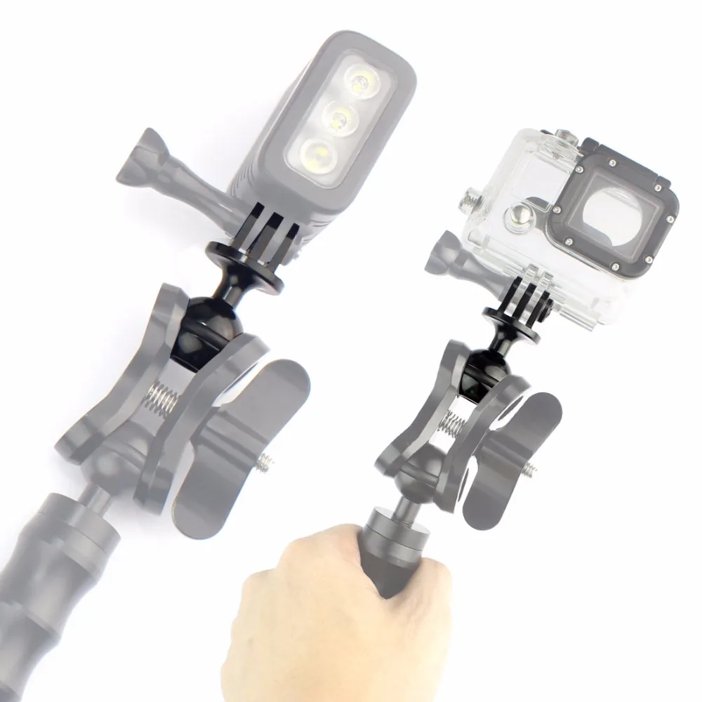 Cnc 1 Zoll Kugelkopf Stativ halterung Adapter Lichter Ständer halter mit Schrauben loch für Gopro Held 13 12 11 10 Dji Action Kamera – Detail 20