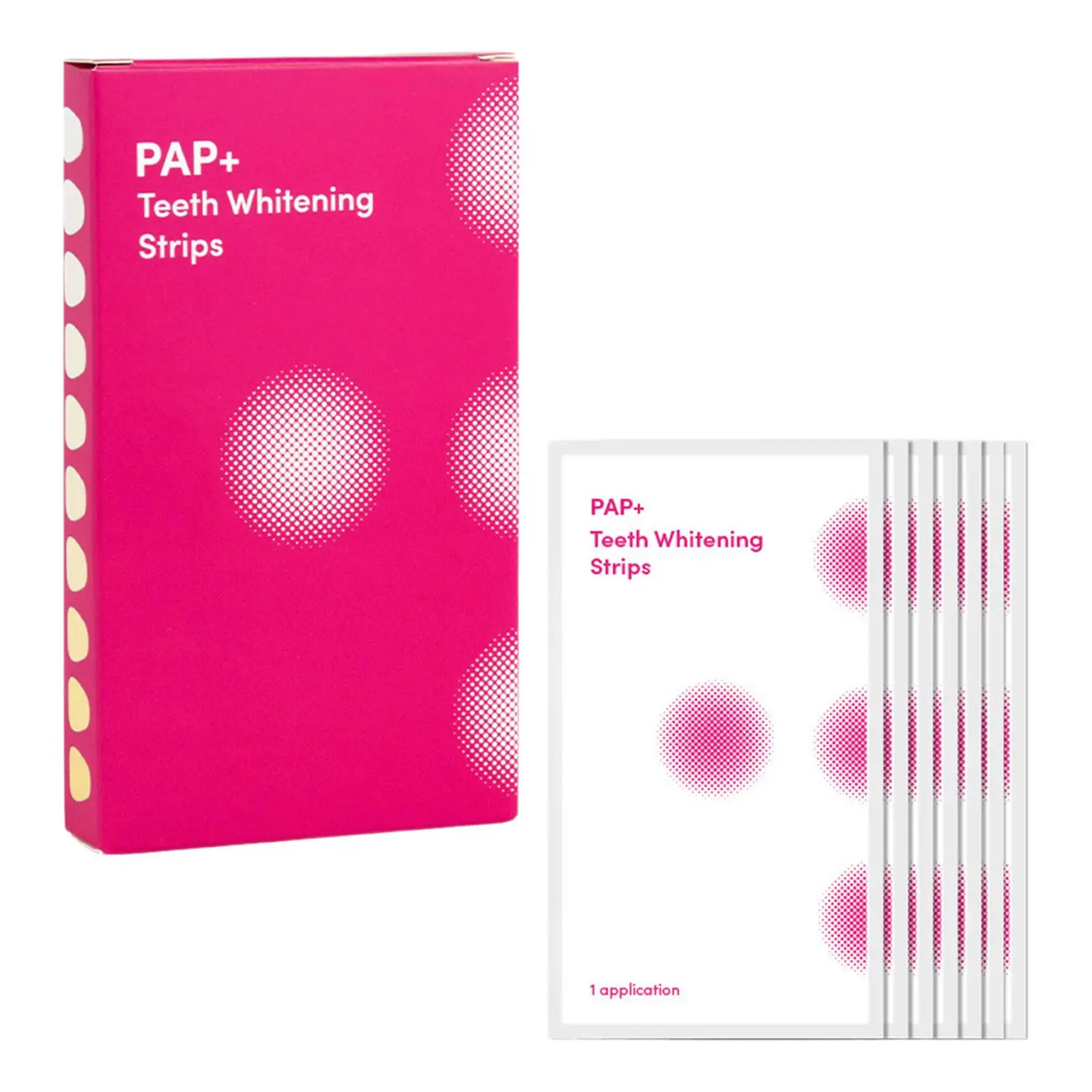 Whitening Teeth Strips Effective Cleaning Patches Portable Dental Whitening Kit for Home Tooth Stains Removal