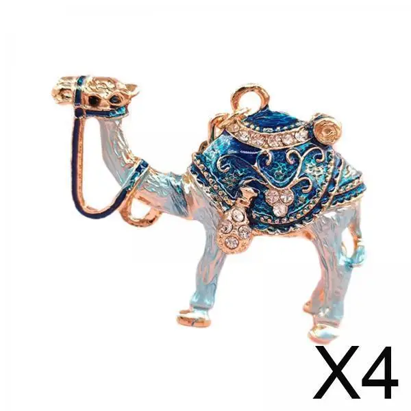 

4xБрелок-держатель, ювелирный аксессуар, сумочка, подвеска для мужа, День святого Валентина, синий