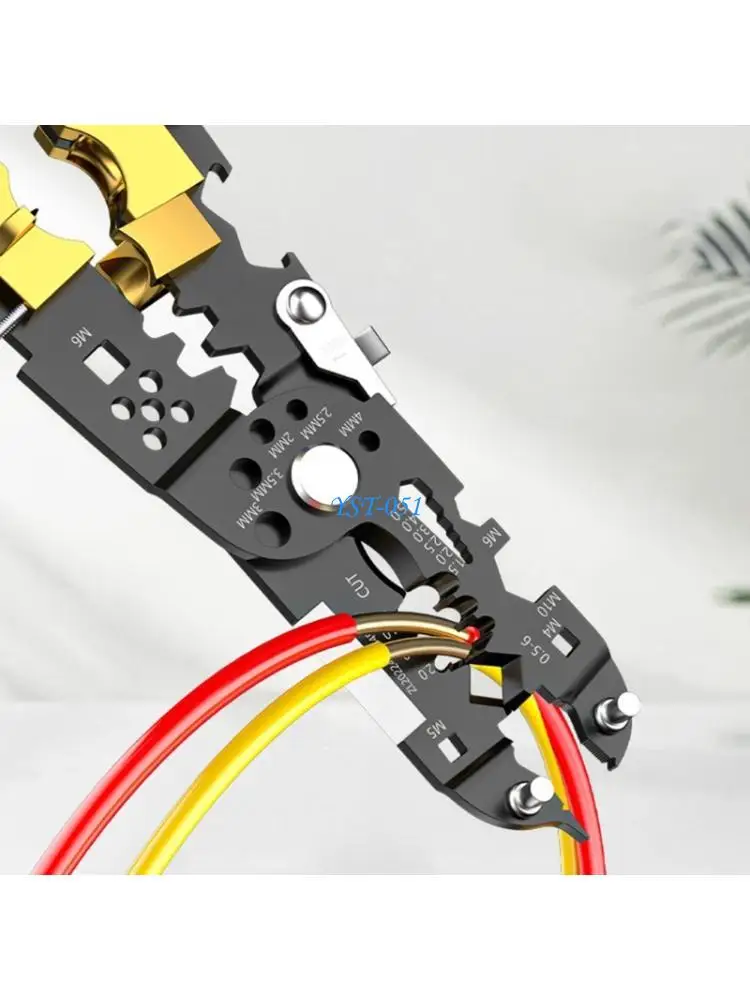 

E15A Ergonomic 29 in 1 Wire Stripper Pliers Tool For Electrical Work And Home Repair