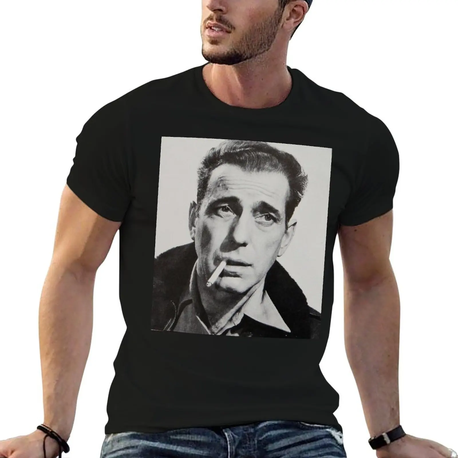 

graphic man funny vintage shirts legend t cotton Bogart T-Shirt t shirts for Humphrey