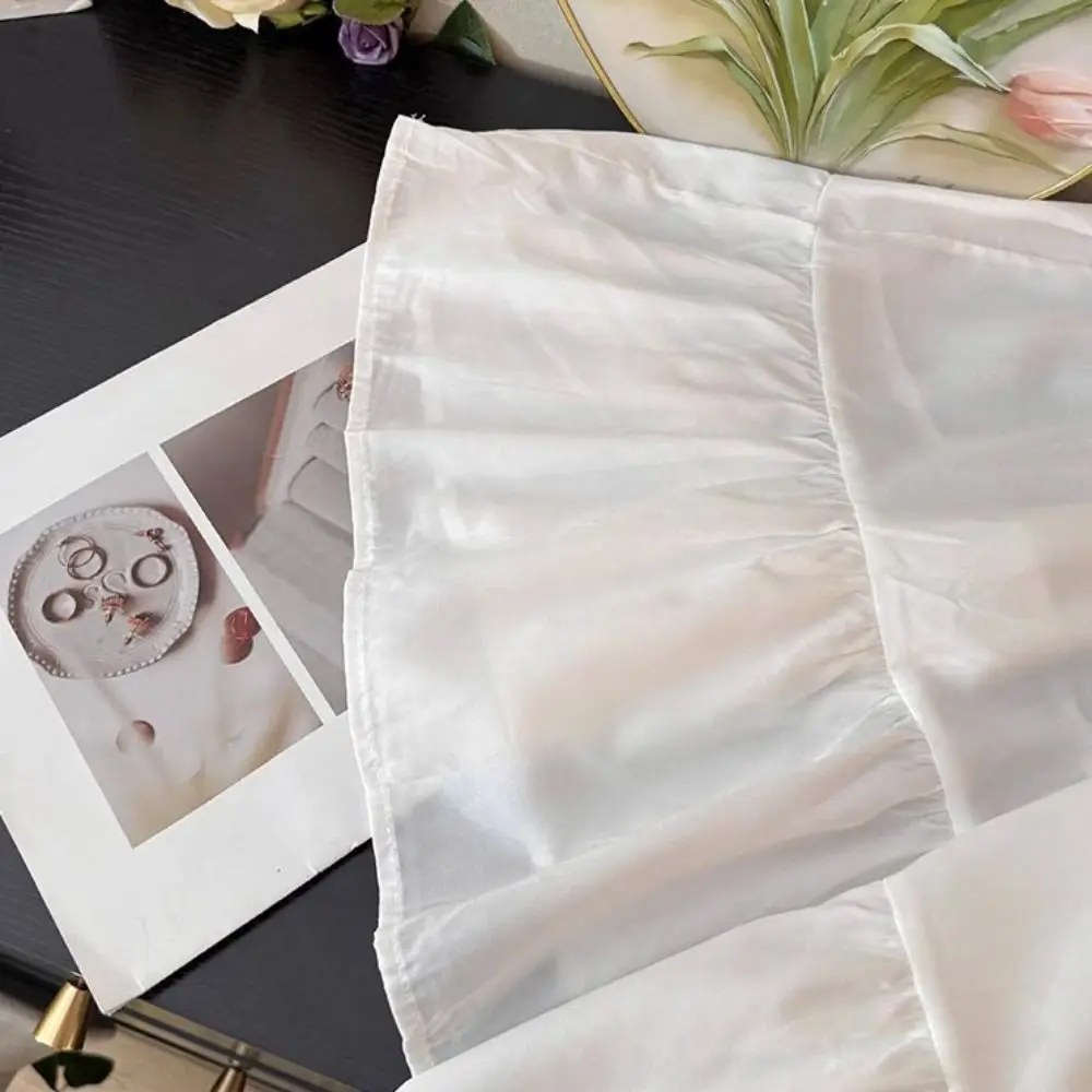 

Многоярусная юбка-миди с бантом, плиссированная однотонная длинная юбка трапециевидной формы с высокой талией, корейский стиль, семиточечное длинное платье с высокой талией