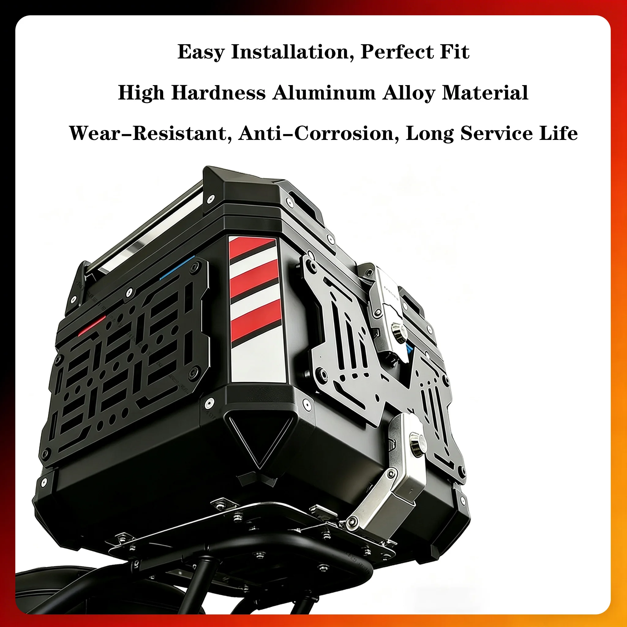 1PCS Molle Panel Motorcycle Trunk Side Box Tactical Expansion Panel Tail top box luggage Organizer Modular Storag hanging panel view 5