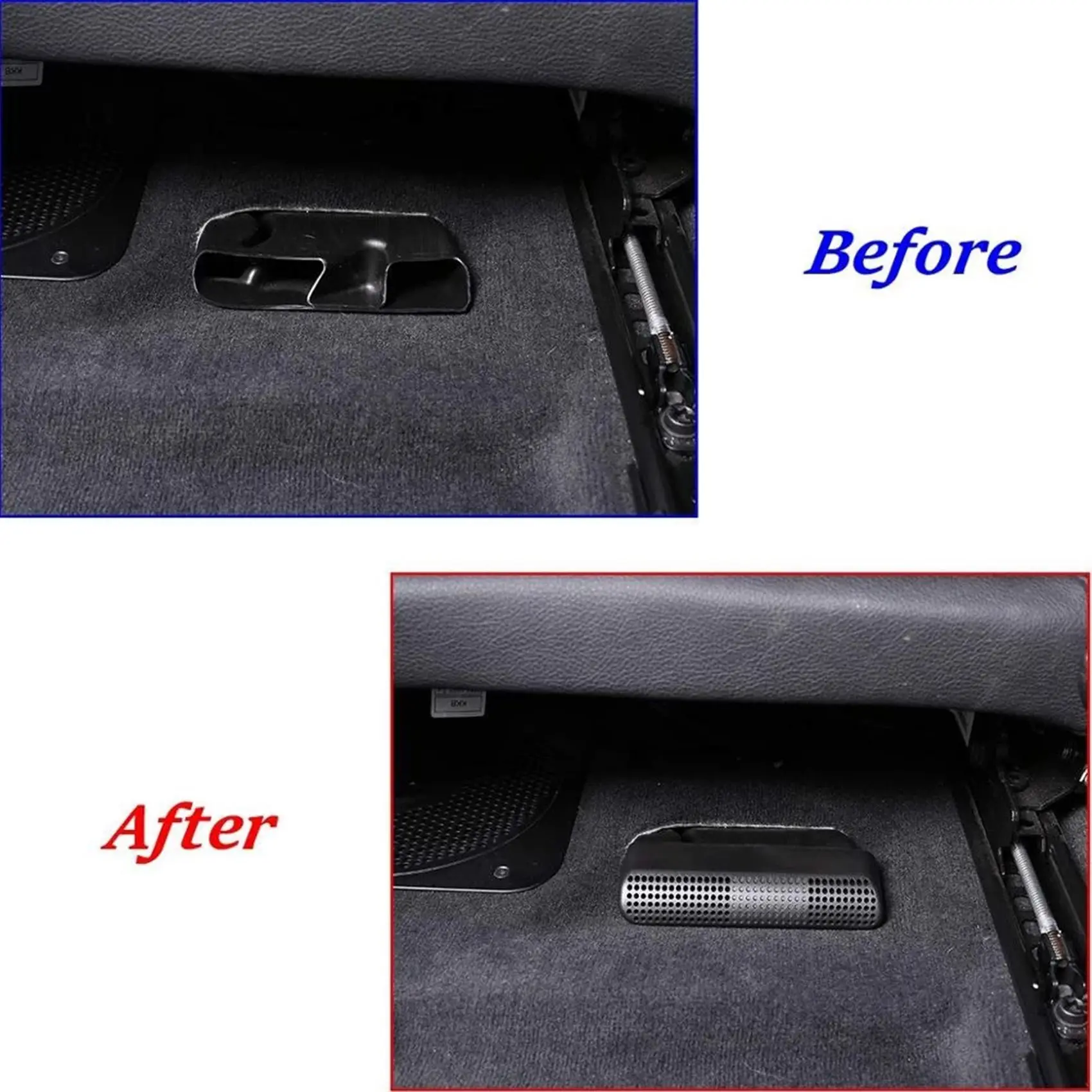 Super Sale Car Seat Rear AC Heat Floor Air Conditioner Duct Vent Trim Cover Accessories for BMW 3 4 Series GT F30 F34 F36 2013-2