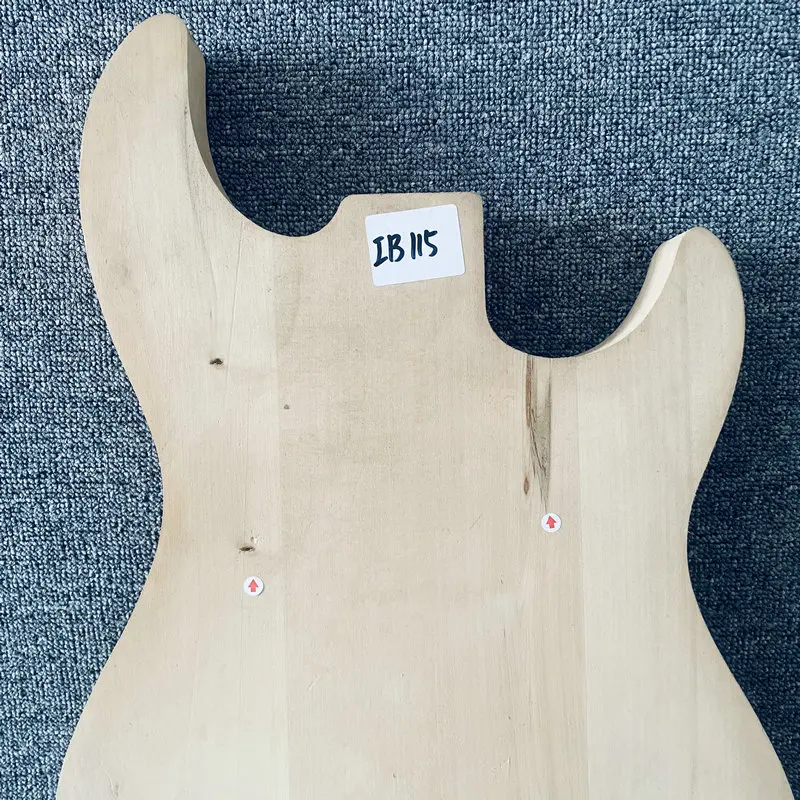 iB115 Raw Materials of Solid Basswood for 6 String Electric Guitar DIY No Paints Custom Order Sales Price