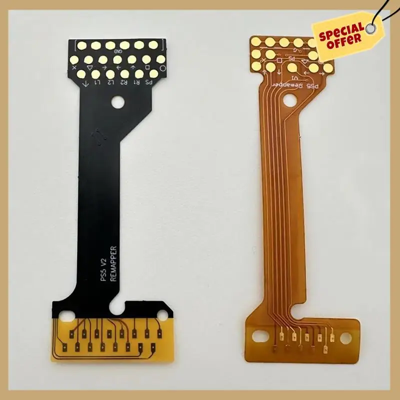 Stabile Leistung – 10 Stück, leicht zu entfernendes, gelötetes Remap-Board-FPC-Kabel für PS5 Dual Sense