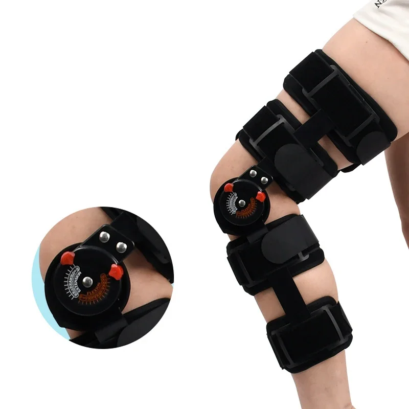 New Model Orthopedic Support Stabilizer After Surgery Adjustable Hinged Knee Brace Knee Joint Fixation Stretcher