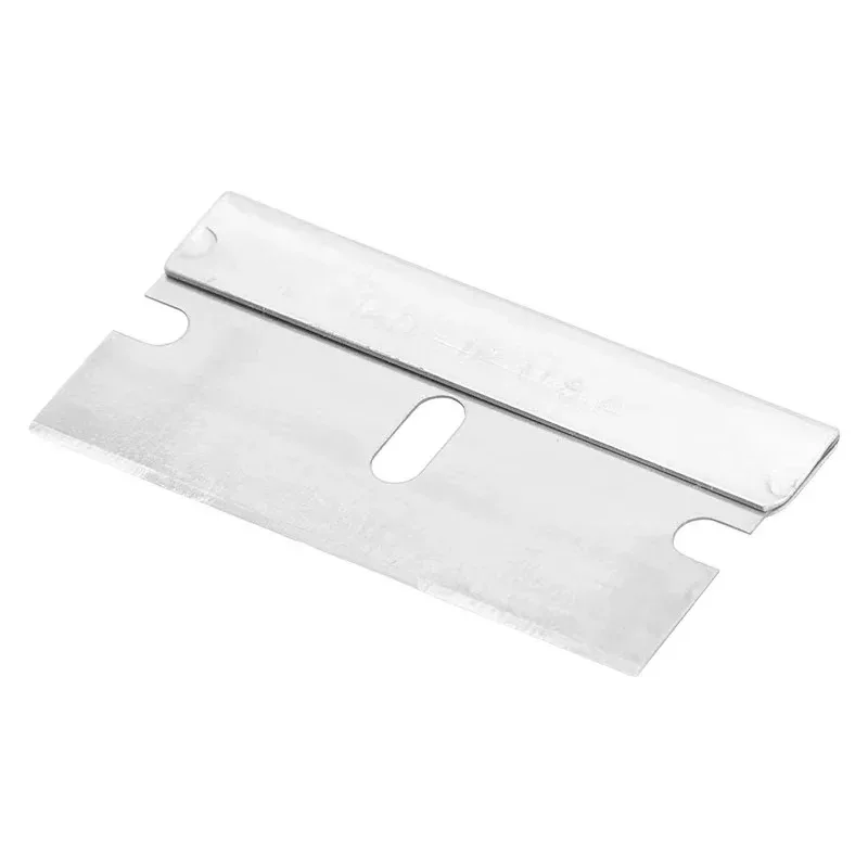 50pcs 100pcs Razor Blade Scraper Metal Glass Glue Cleaner Remover Knife Replacement Carbon Steel Blade Car Tinting Tool