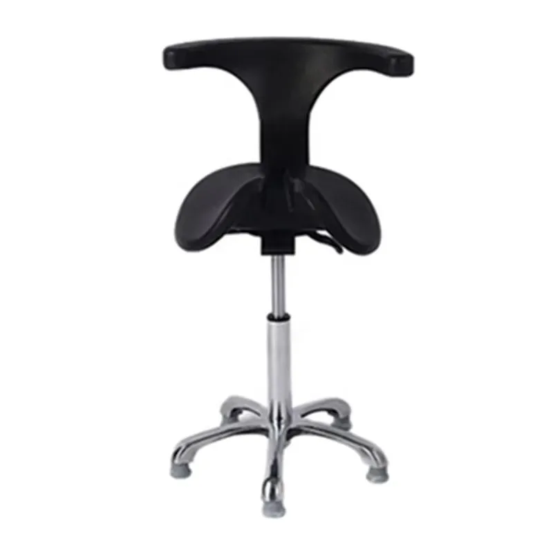 High Quality Black PU Foam Adjustable Anttic Laboratory Ergonomics Chair Stool