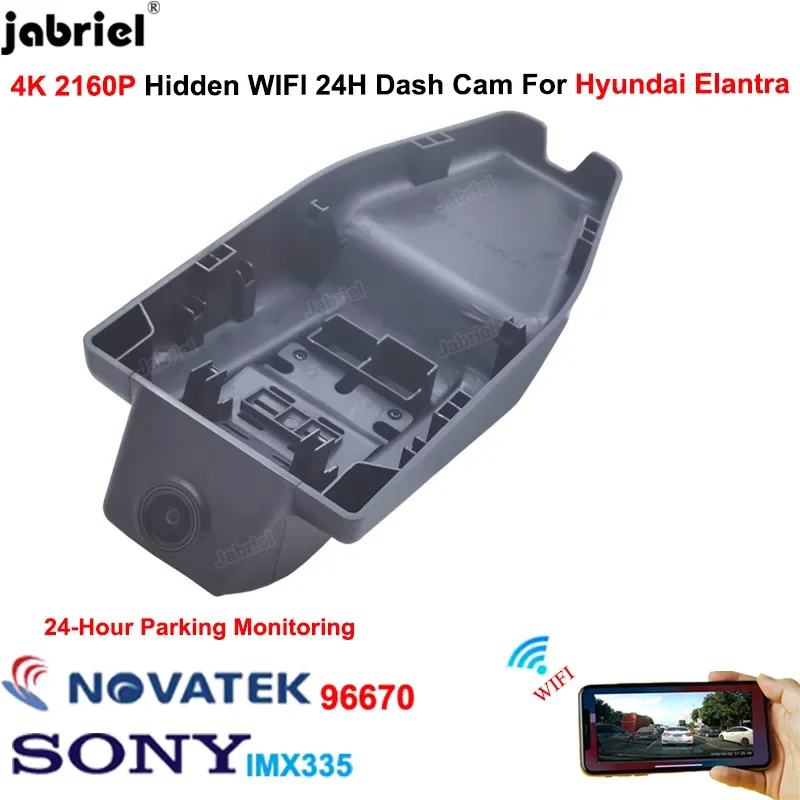 4K Dash Cam Car Dvr Camera Wifi 2160P Video Recorder 24H Paking monitor for Hyundai Lafesta For Hyundai Sonata dn8 2020 2021