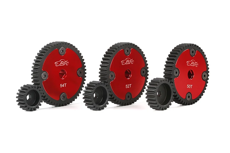 Engrenagem de transmissão de aço carbono ROFUN 54T/20T 52T/22T 50T/24T para 1/5 HPI BAJA 5B 5T 5SC