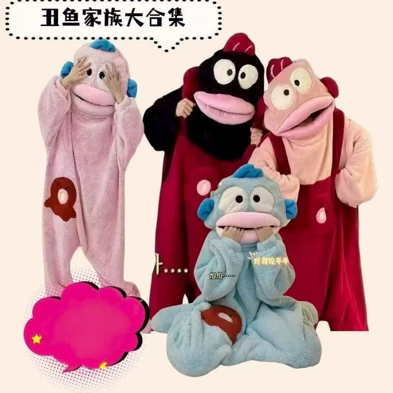 

Cartoon Pajamas Funny Gintama Elizabeth Clownfish Cosplay Costume Sleep Blanket Night Gown Ruins Party Pajamas for Halloween