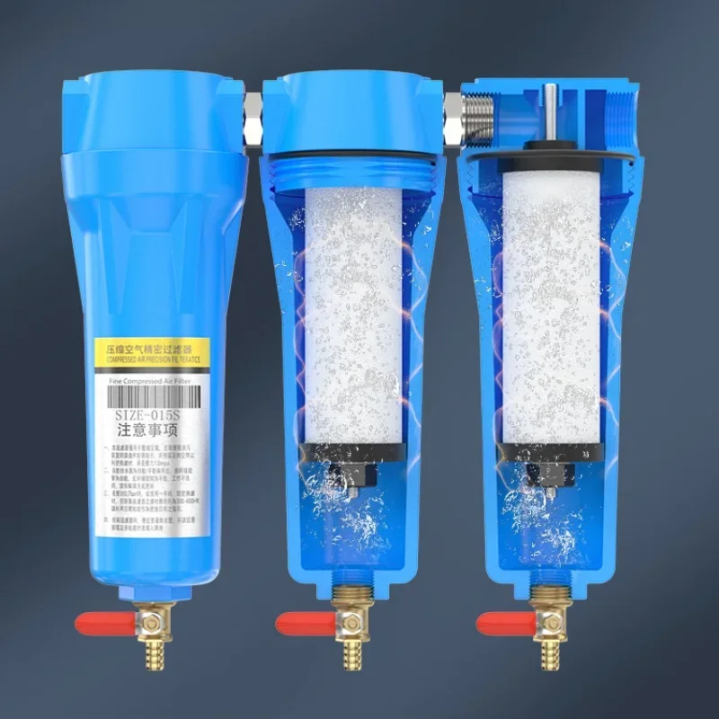 Easy Installation Industrial Grade Compressed Air Precision Filter Exceptional Air Purification