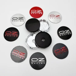 4pcs 56mm 60mm OZ Racing Emblem Pretty Logo Stickers Car Wheel Hub Center Cap Cover Badge Sticker Decal Styling Auto Accessories