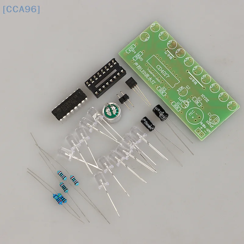 Voice Activated LED Water Light Kit CD4017 Lantern Control Module DIY Electronic Kit Physics Teaching Training Module