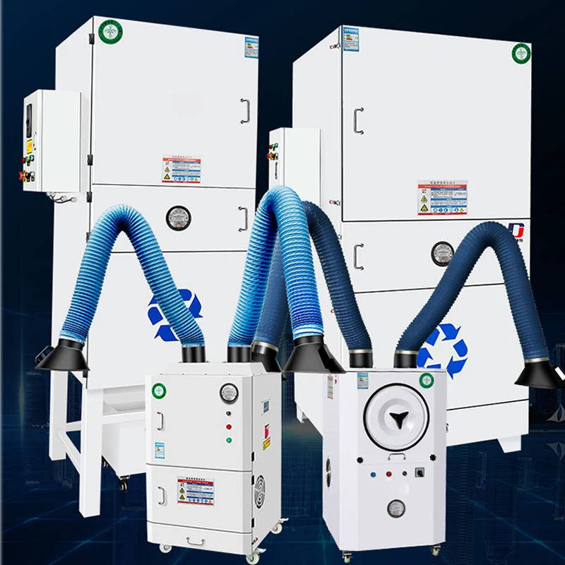 Purificatore di fumi di saldatura Mobile precipitatore di fumi di saldatura industriale collettore di fumi di saldatura elettrica collettore di fumi di saldatura II