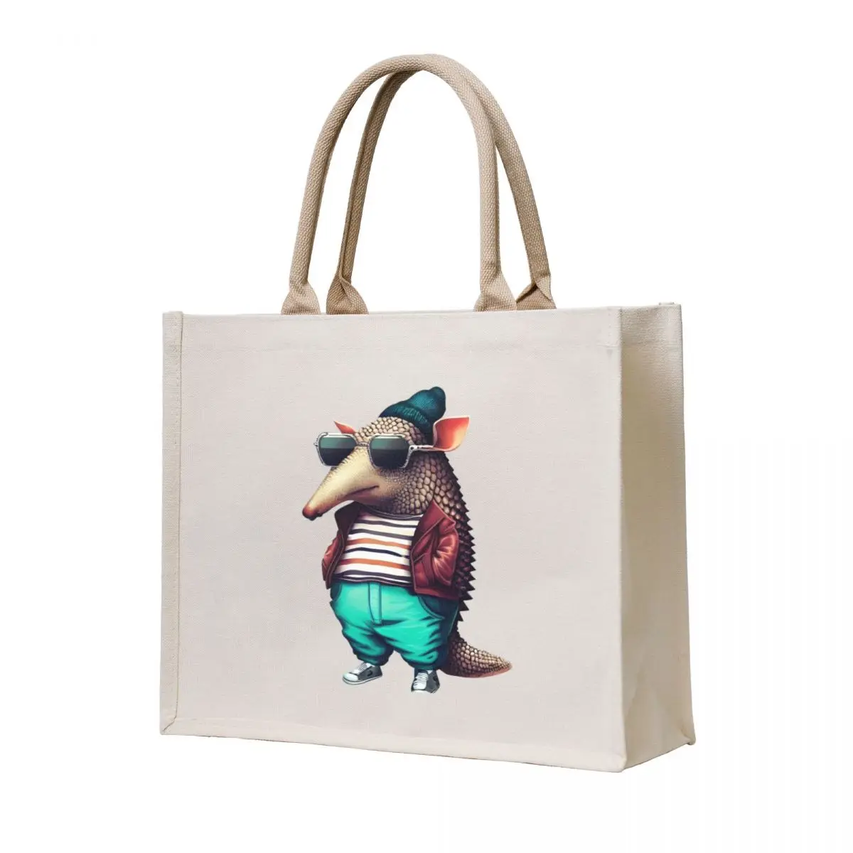 

Hipster Armadillo V4 Tote Bag tote bag screen sac pour femme canvas tote Canvas stote bag