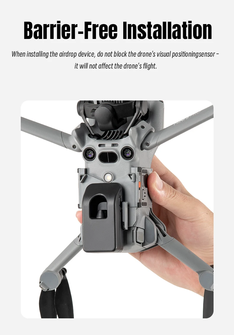 STARTRC Drohnen-Abwurfsystem für DJI Mini 5 Pro Nutzlast/Lieferung/Transport Abwurfvorrichtung für DJI Mini 5Pro Zubehör – Detail 10