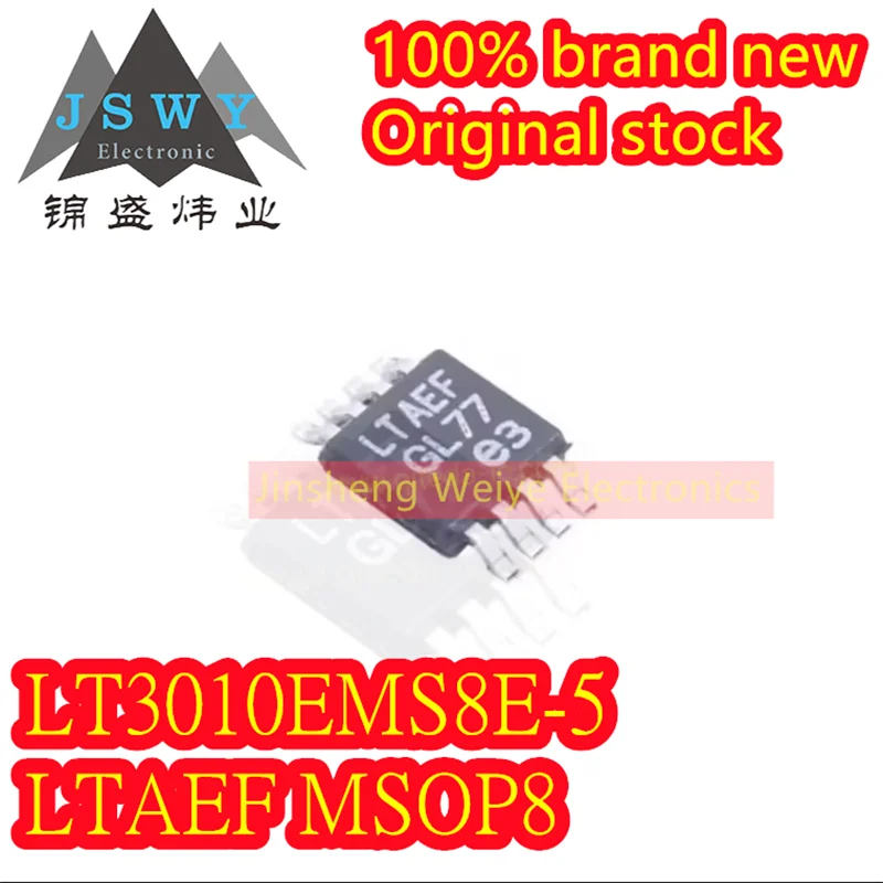 

(3/10pieces) LT3010EMS8E-5 LT3010 Parts Mark LTAEF MSOP8 Linear Regulator Chip IC 100% Brand New Original Electronics