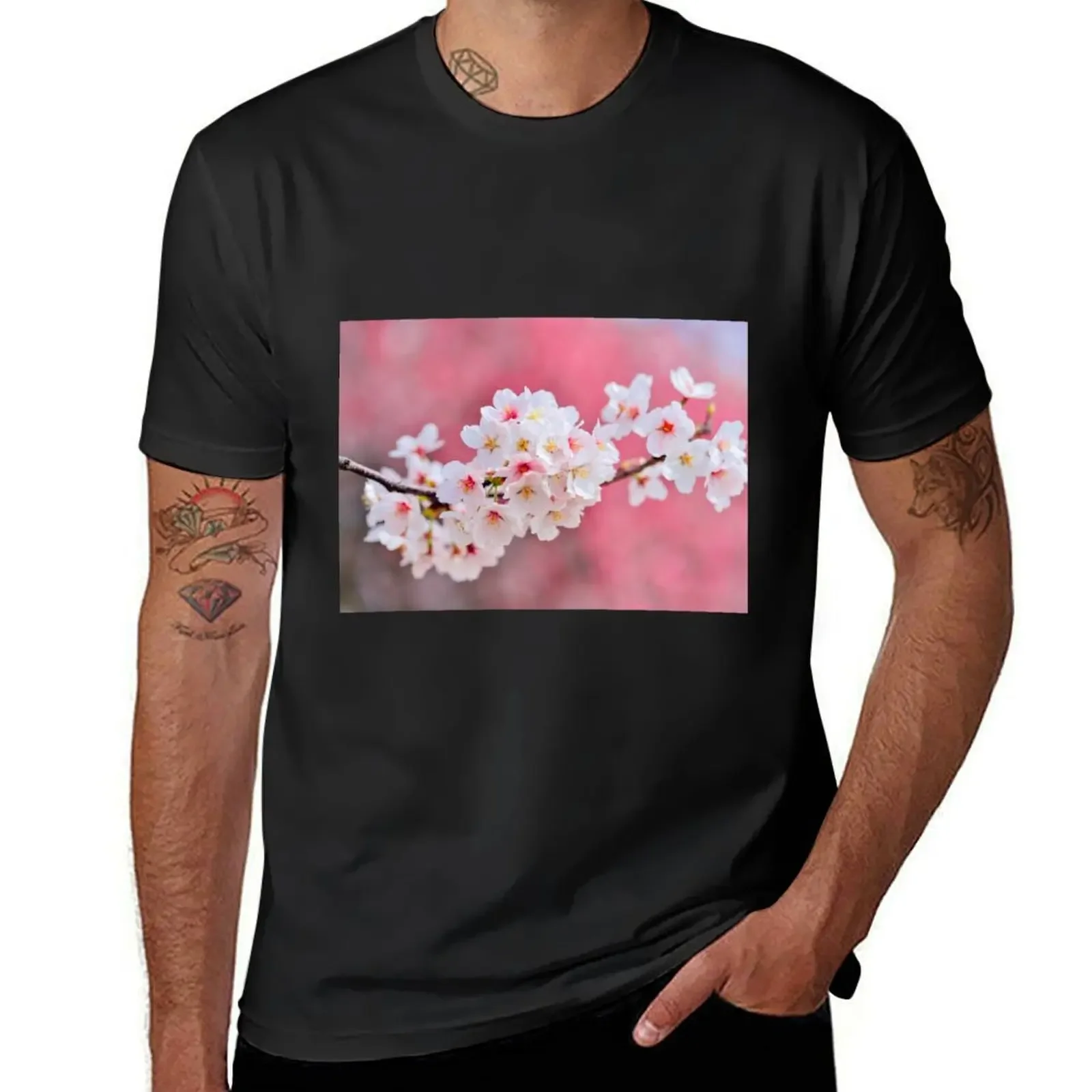 

Cherry Blossom T-Shirt cute tops graphic tee shirt shirts graphic plain white t shirts men