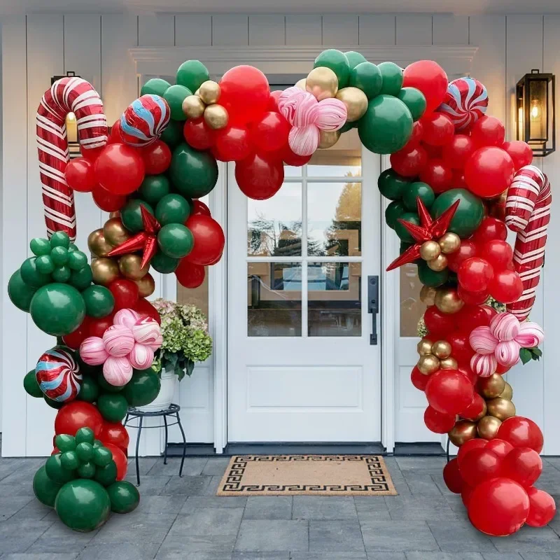 Christmas Balloon Set Wreath Arch Balloon Set Combination Decoration