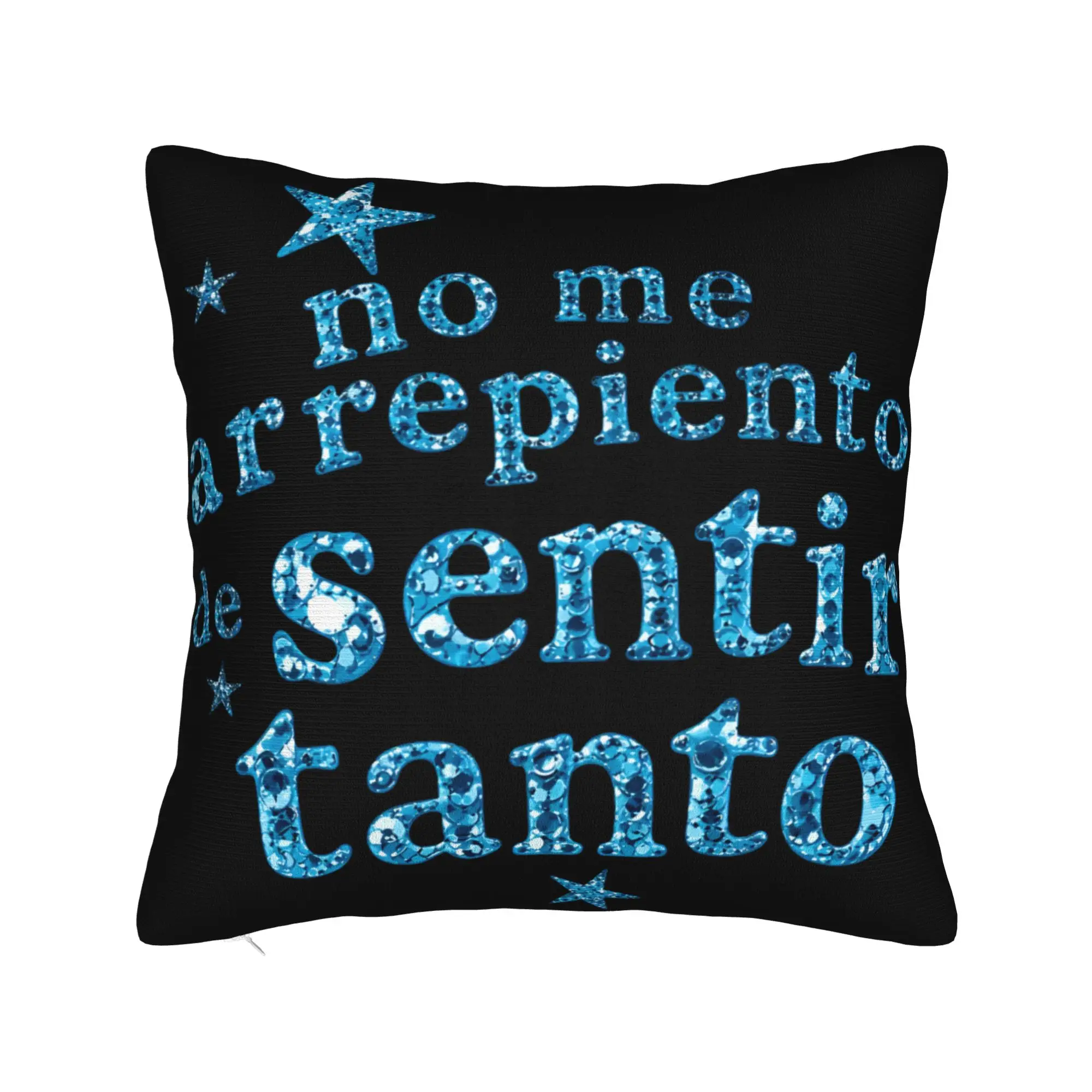 Car Decoration No Me Arrepiento De Sentir Tanto Karols G NMADST  Pillowcase Merch  Pillow Cover Square Multi Size