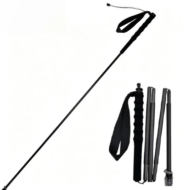 

Trekking Hiking Pole Collapsible 5 Sections Multifunctional Trekking Pole Walking Sticks