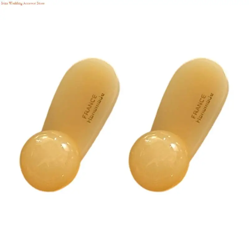 G92D Stylish Round Ball Hairpin For And Fringe Acetate Material