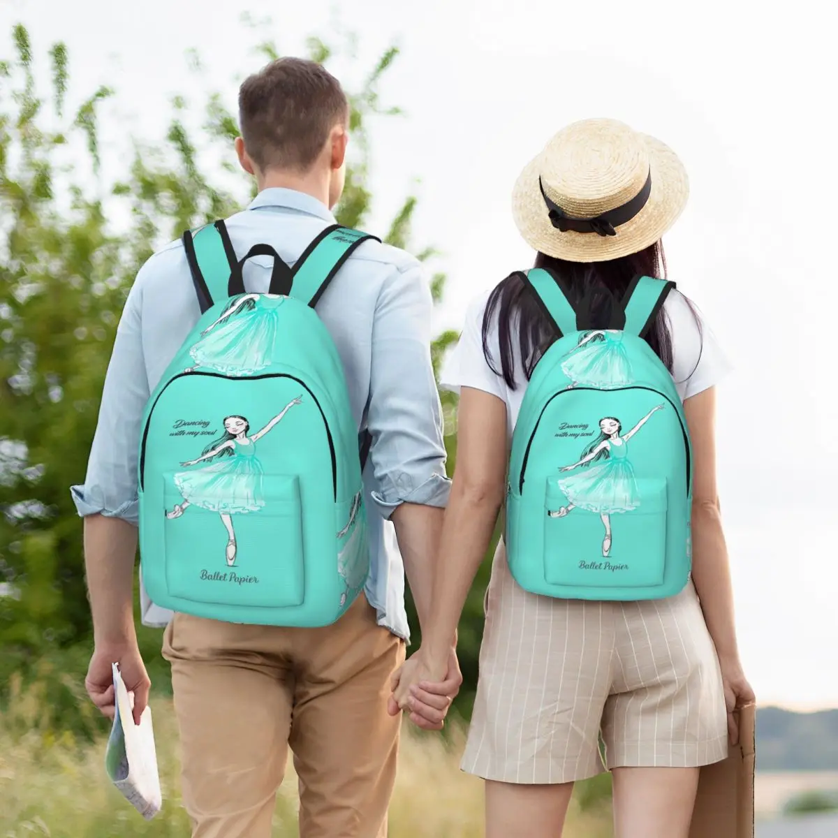 

Dancing With My Soul Backpack Student BookBag Children School Bag Laptop Shoulder Bags for Men Women
