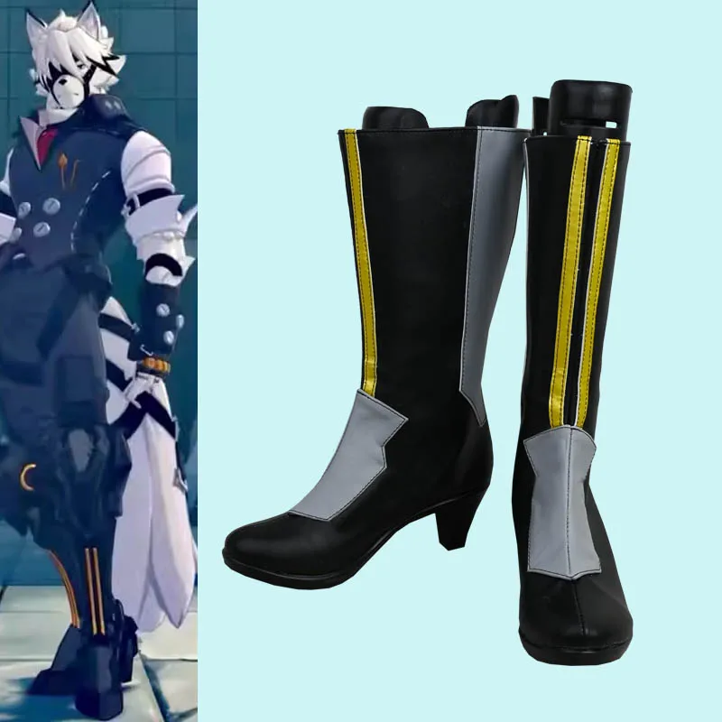 

Game Zenless Zone Zero Von Lycaon Cosplay Shoes Boots Halloween Party Accessories Custom Made