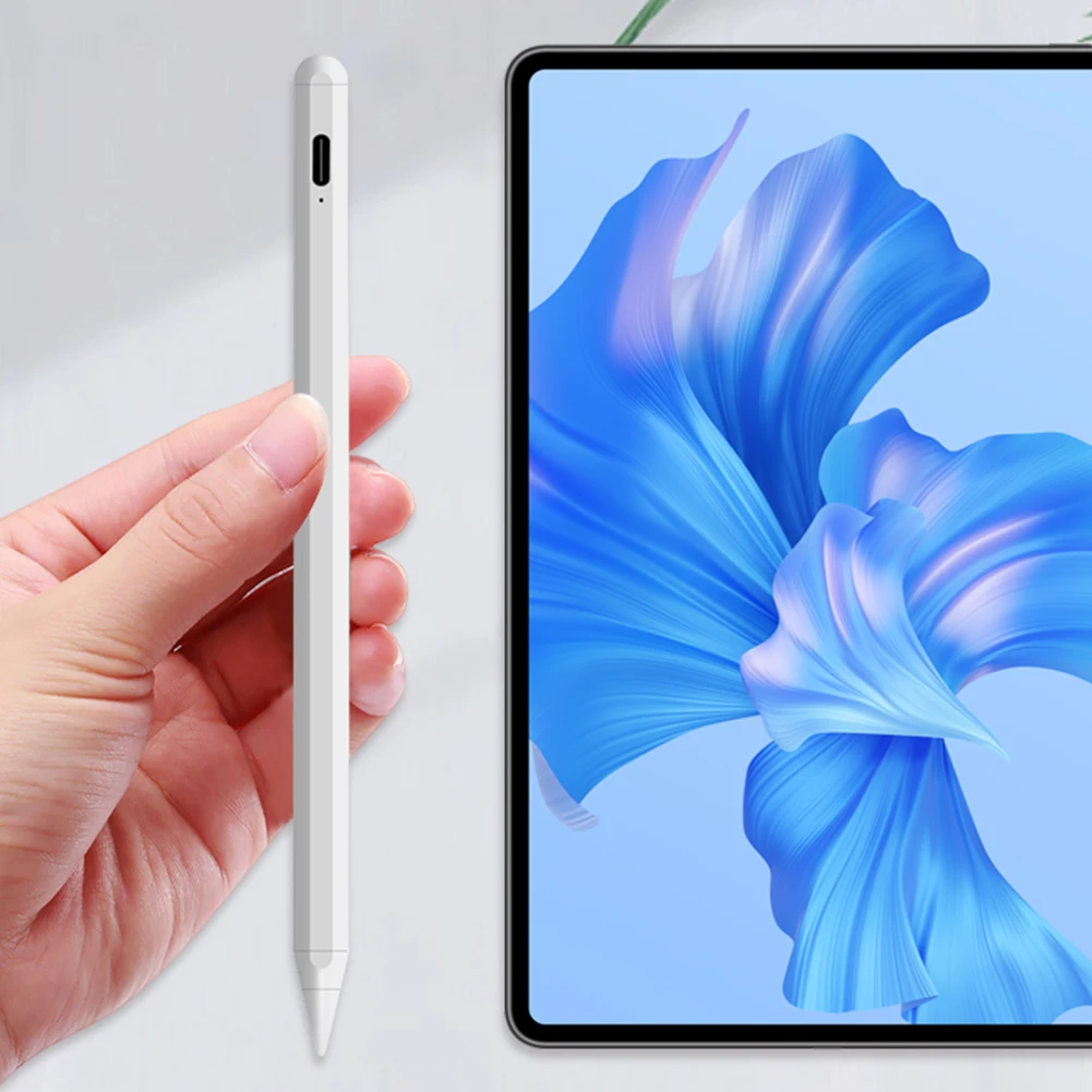 

For Apple Pencil Stylus Pen for 2018-2024 iPad Palm Rejection Touch Pencil for iPad Pro 12.9/11/13-inch M4 for iPad Air 3/4/5/M2