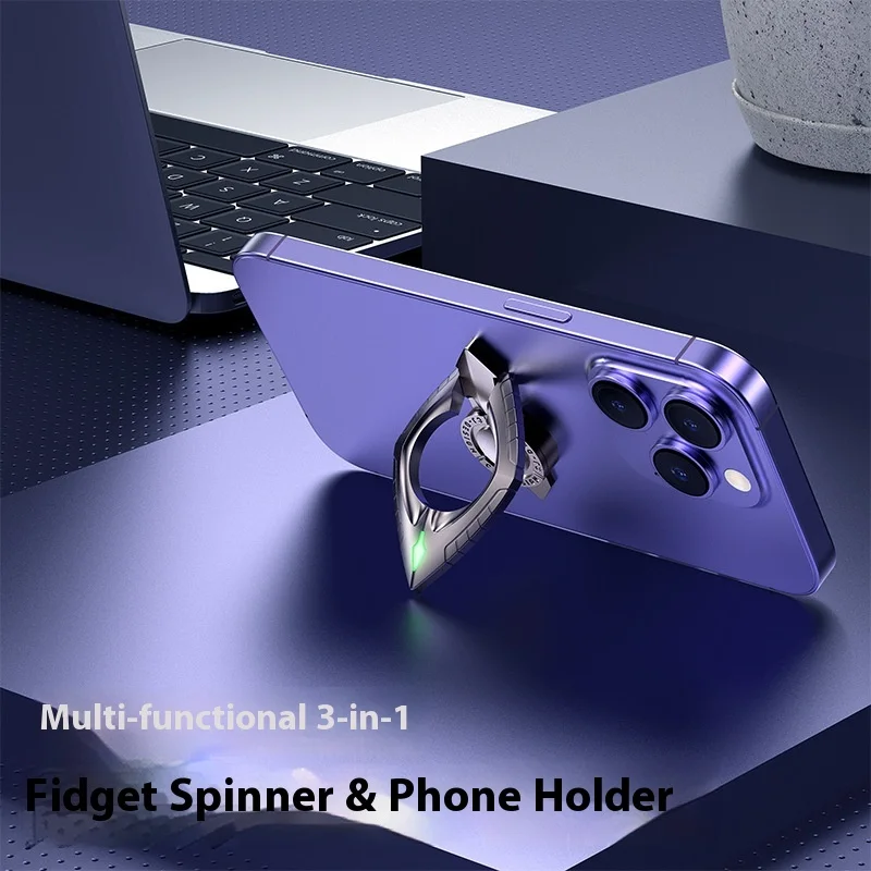 

Новый держатель для телефона, гироскоп на кончике пальца, декомпрессионная игрушка, креативная многофункциональная задняя наклейка, компактная поддержка, вращающееся кольцо, пряжка