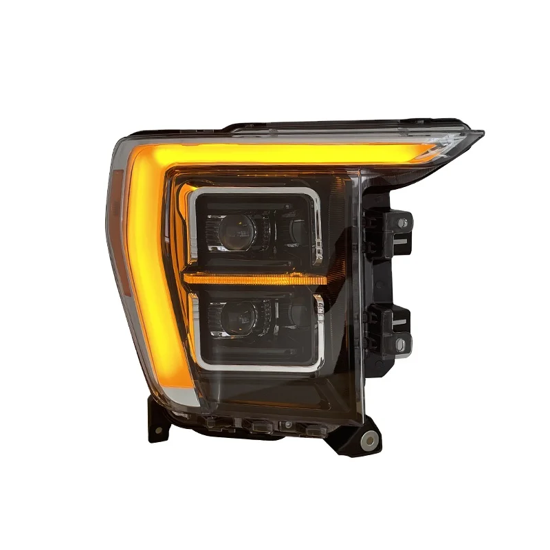 

For Ford F150 2021 2022 2023 Headlights US Version Front Lights Head Lamp Upgrade High Configuration LED Headlamps Assembly