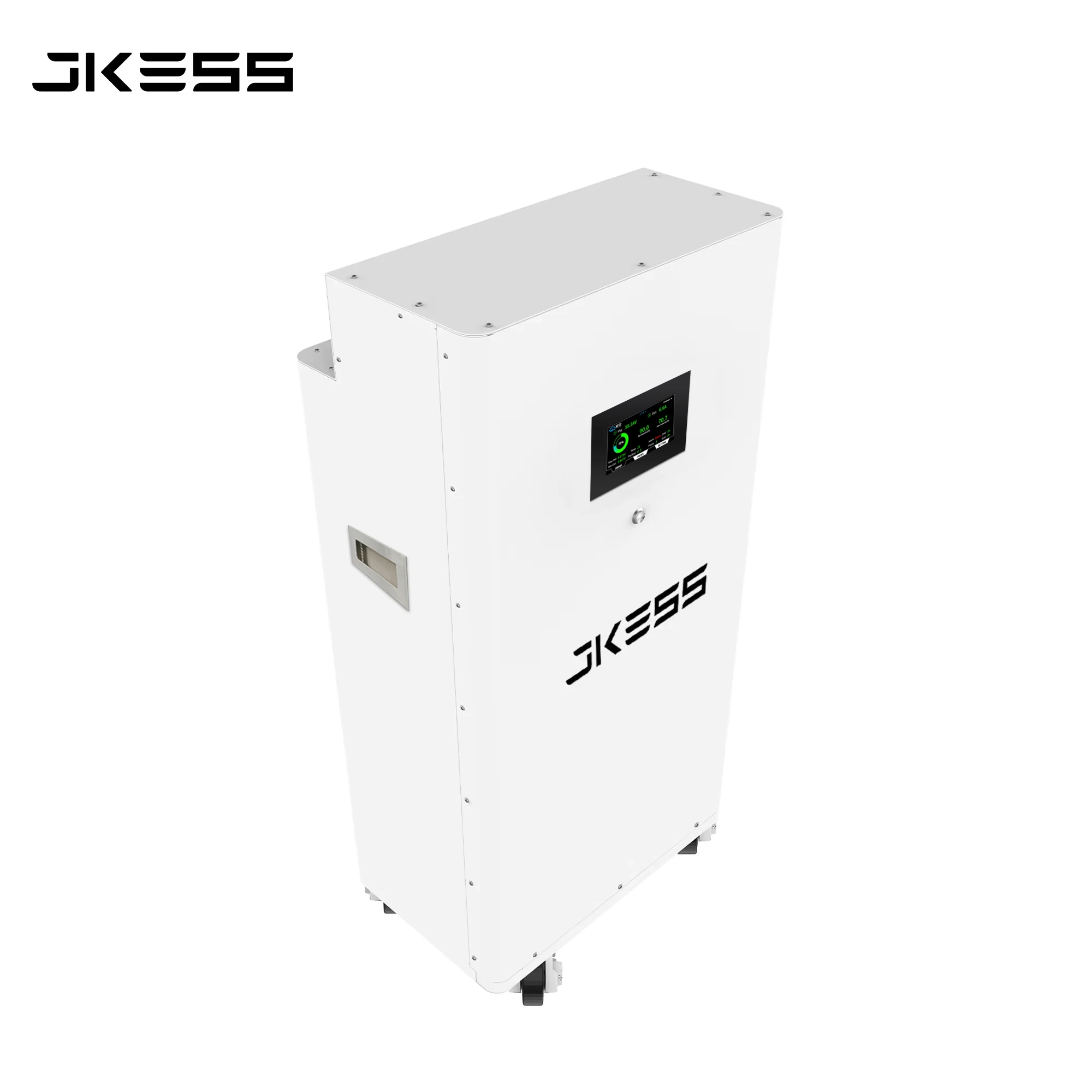 Zestaw do samodzielnego montażu domowej baterii magazynującej energię JKESS JKBMS, dostępny w UE, bez podatku, bateria Lifepo4 51.2V 314AH 16KW, falownik JK PB2A16S20P, BMS i wyświetlacz LCD. — zdjęcie produktu 5