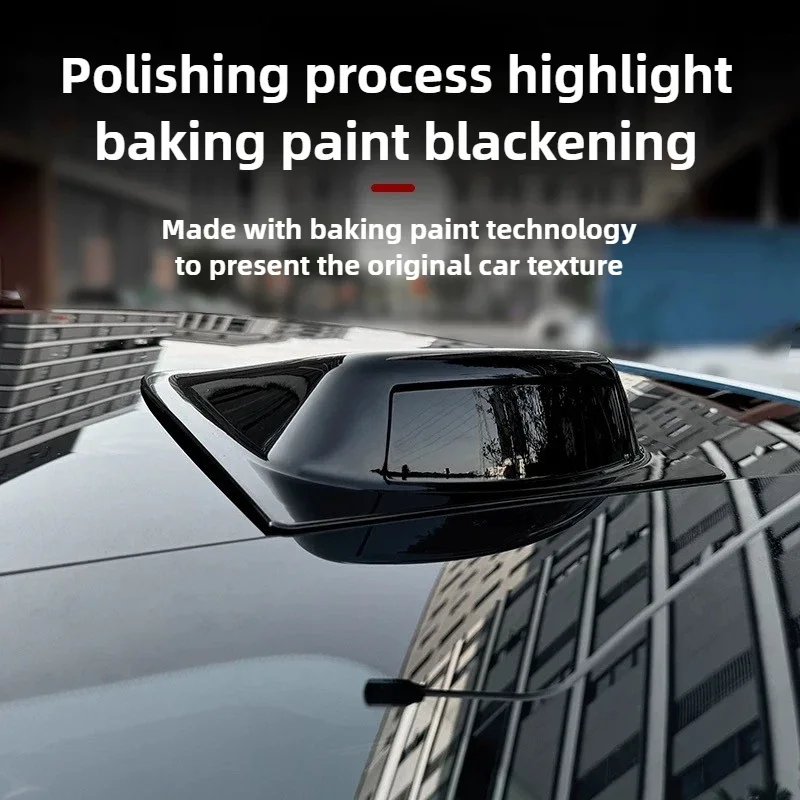 For Changan NEVO Q07 Car Roof Lidar Decorative Cover Sticker ABS Waterproof Lidar Cover Exterior Styling Modification Accessorie