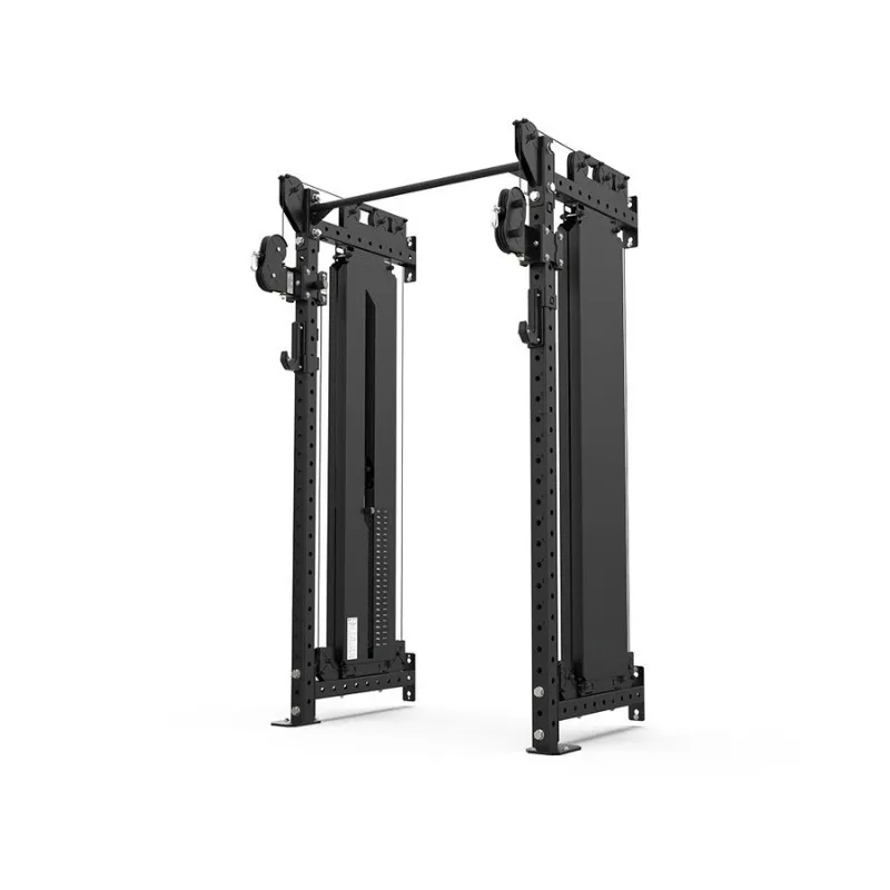 

Pull-up bench press and squat integrated frame strength training rack