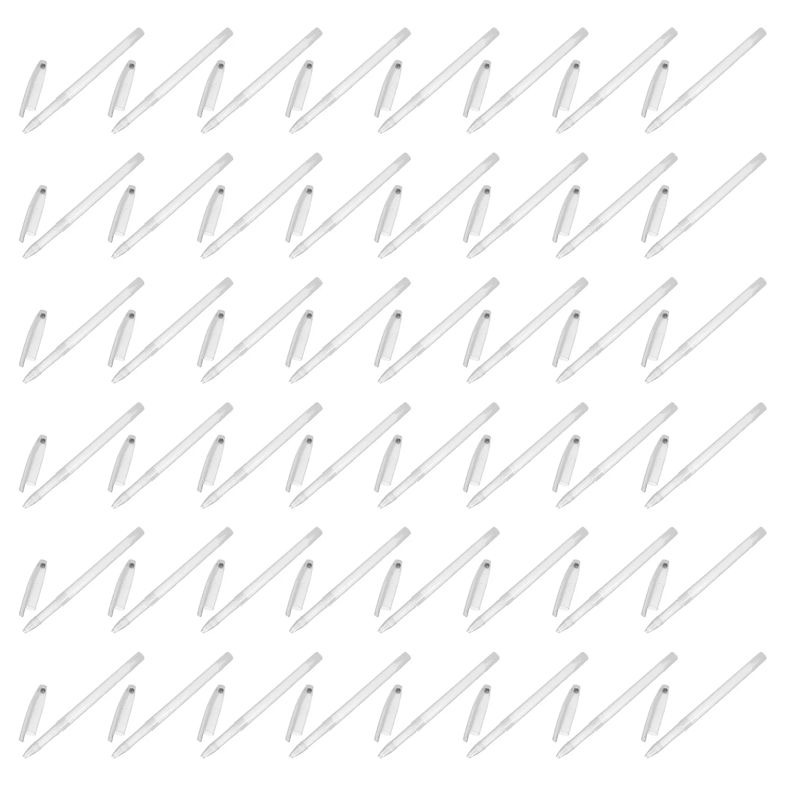 

100 шт., пустые корпуса для ручек, прозрачные школьные канцелярские принадлежности, эргономичные герметичные принадлежности для студентов, канцелярские принадлежности, письменные принадлежности