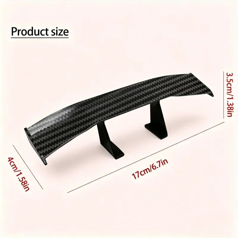 Universal Car Mini GT Spoiler, No Drilling Trunk Rear Wing, Auto Refit Exterior Decor Styling Accessorie