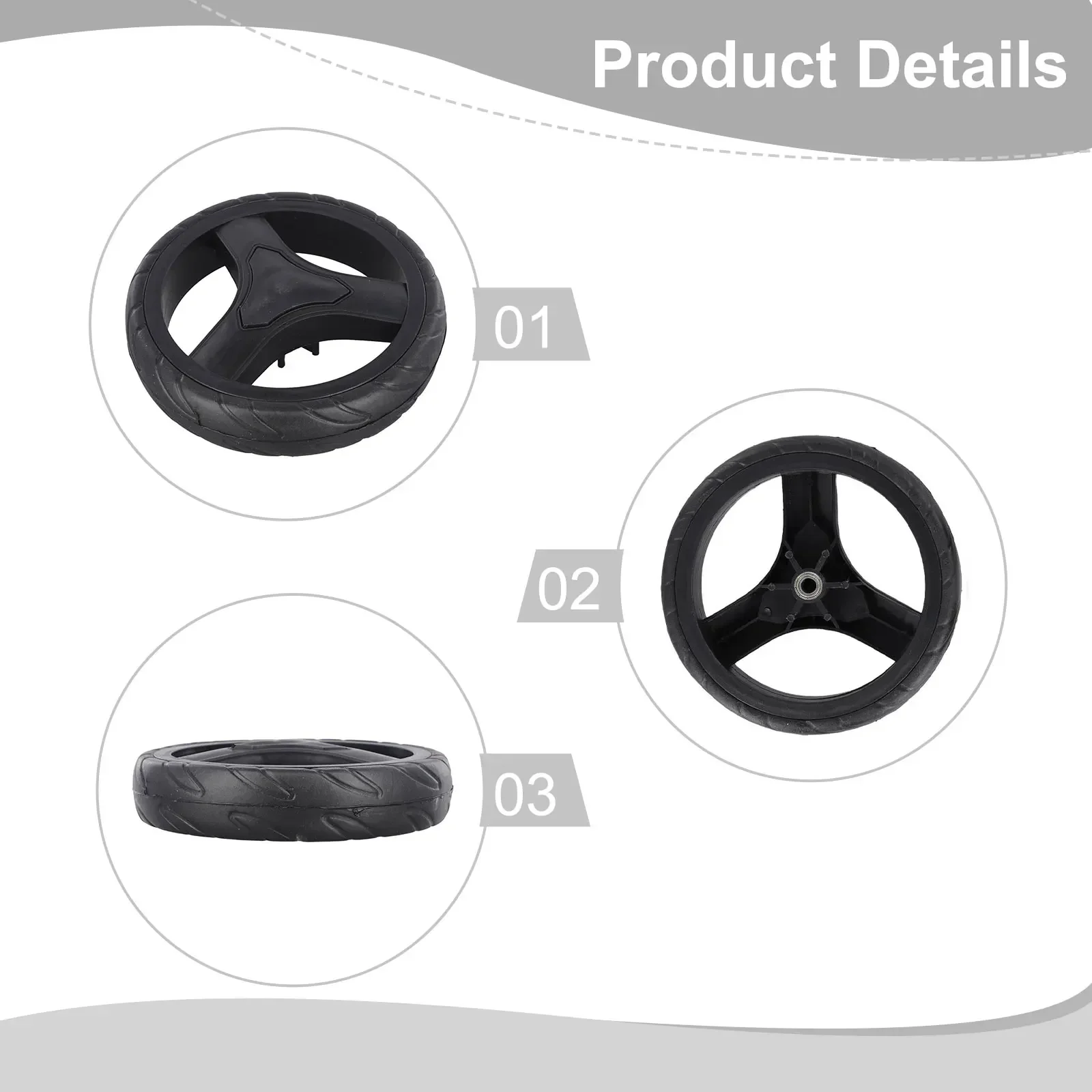 Rubber Plastic Replacement Wheels Replacement Enhanced Stability Improved Maneuverability Note Pcs Product Name