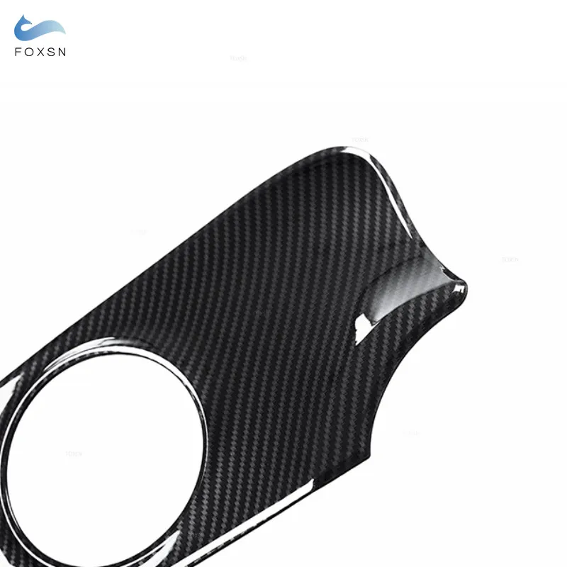 For Mercedes Benz E Class W213 E200 E300 ABS Carbon Fiber Grain Interior Door Decoration Panel Cover Trims 4pcs Car Accessories