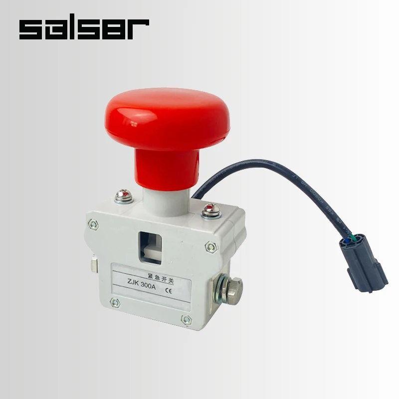 ZJK300A elettrico Pallet impilabile carrello elevatore alimentazione cc arresto di emergenza interruttore a pulsante a fungo