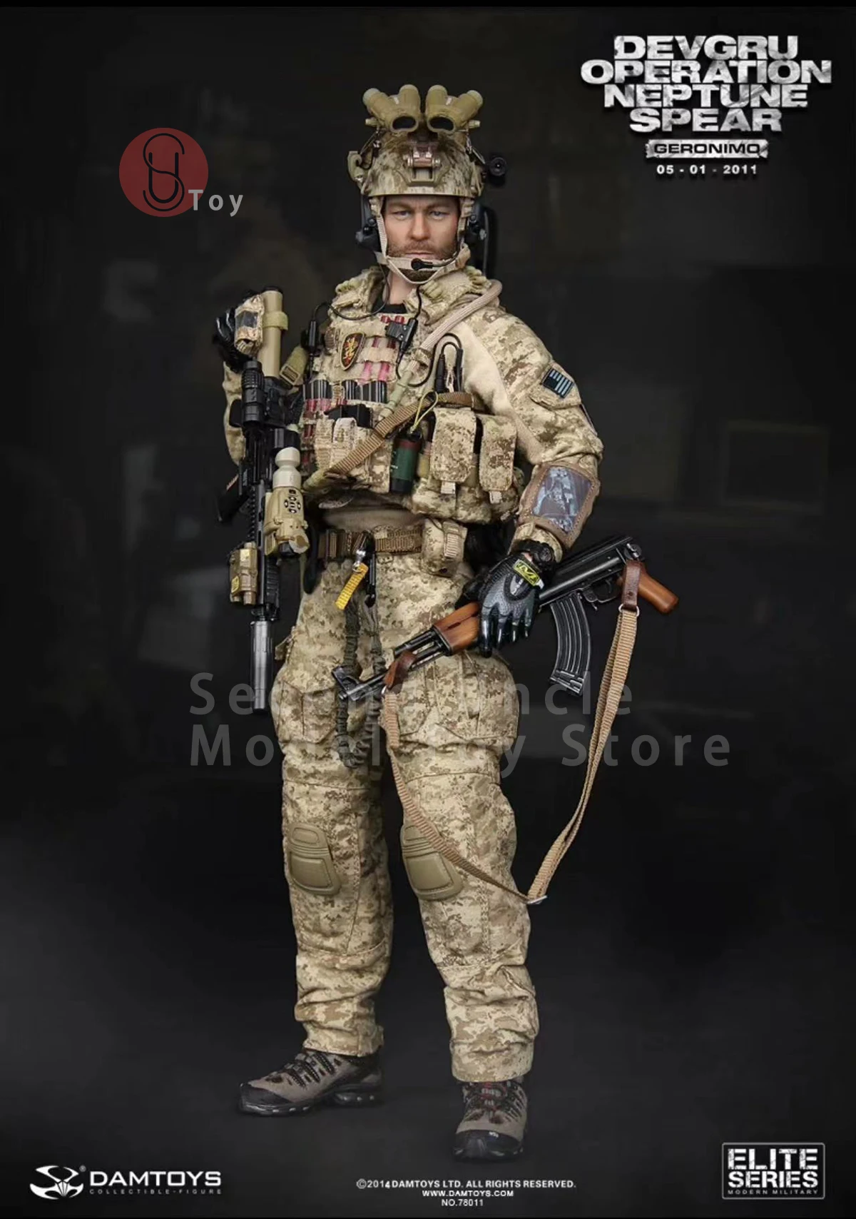 

DAMTOYS DAM78011 1/6 Devgru Geronimo Male Soldier Action figure Doll Full Set Collectible Toys