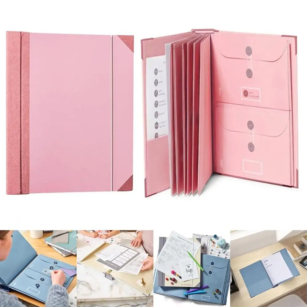 

Папка-переплет в футляре I Go Missing Binder Этикетки Многоразовый органайзер для важных документов Сохраняйте безопасные документы