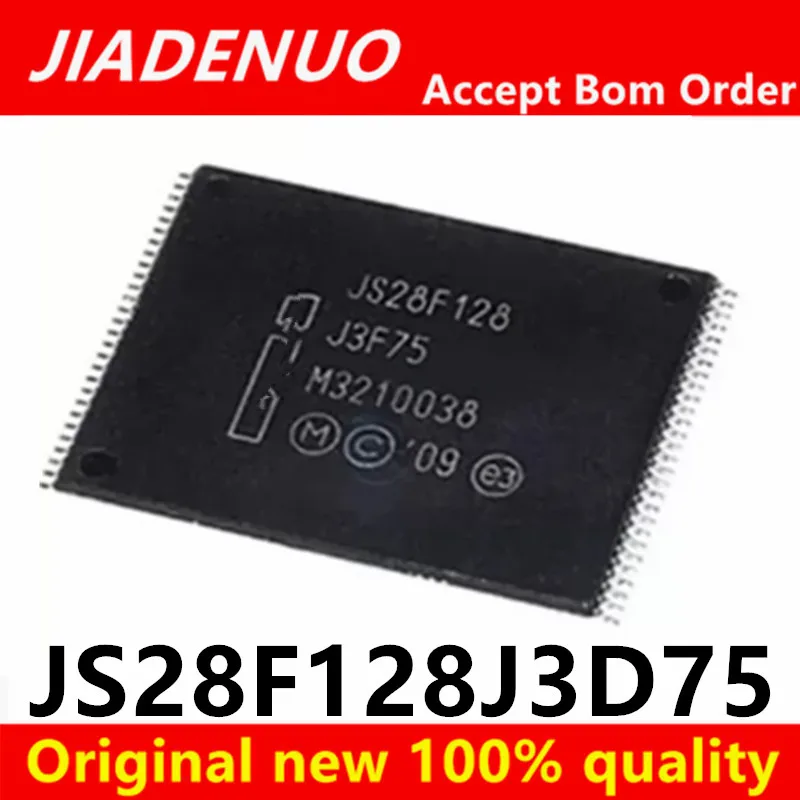 (10piece)100% New JS28F128J3D75 JS28F128 NOR Flash Memory IC Chip 128Mbit 75NS TSOP‑56 Electronic Components